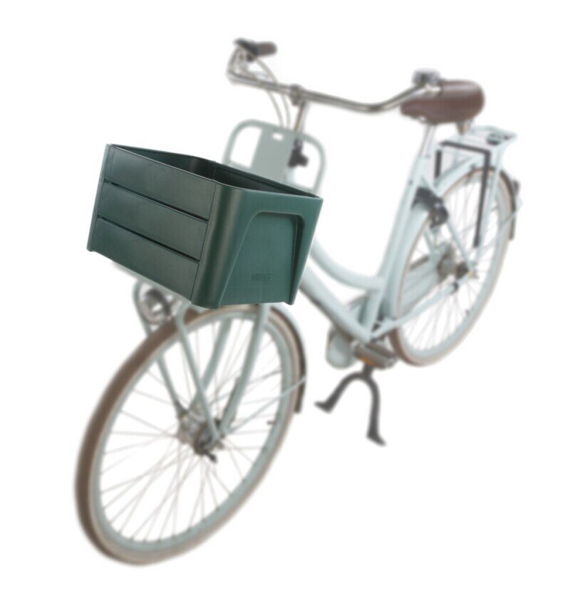 Kosz rowerowy Mirage Klik ‘n Krat 24L Zielony