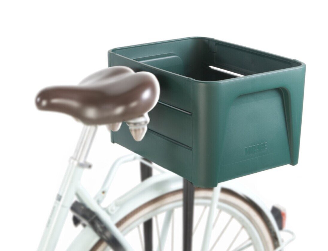Kosz rowerowy Mirage Klik ‘n Krat 24L Zielony