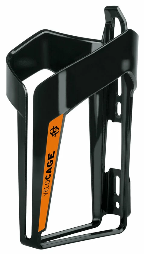 Koszyk na bidon SKS Velocage Glossy Black/Orange