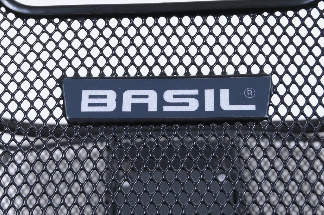Koszyk rowerowy Basil Bold - ściągany kolor: czarny
