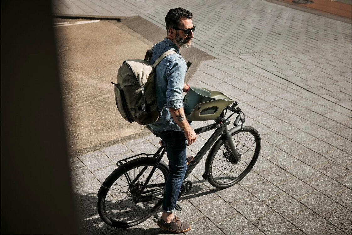 Koszyk rowerowy dla psa Kvisp Forest Green M