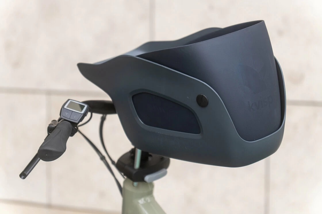 Koszyk rowerowy dla psa Kvisp Midnight Gray S