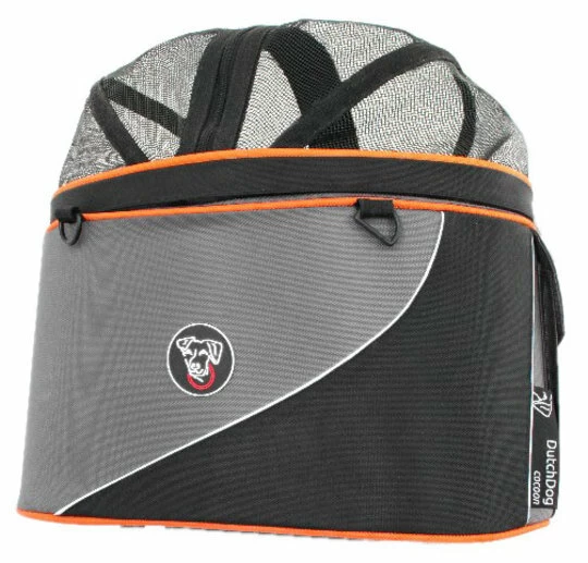 Koszyk rowerowy dla zwierząt Doggyride Cocoon XL Anthracite/Orange