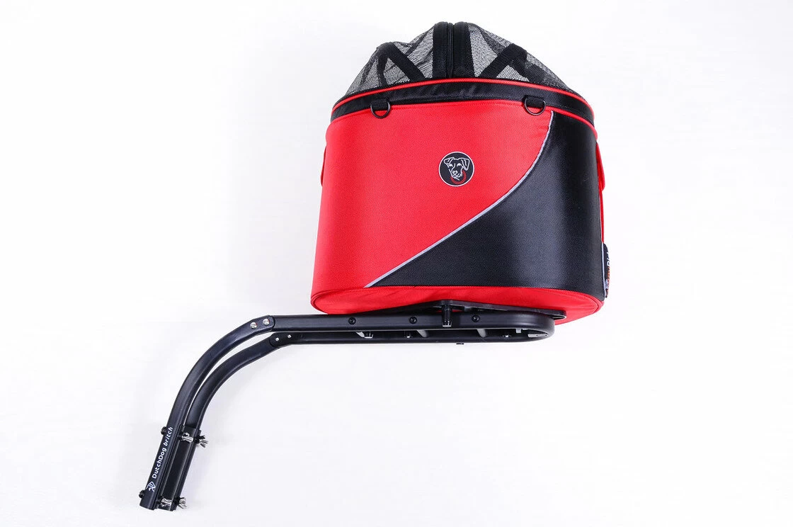 Koszyk rowerowy dla zwierząt Doggyride Cocoon XL Urban Red/Black