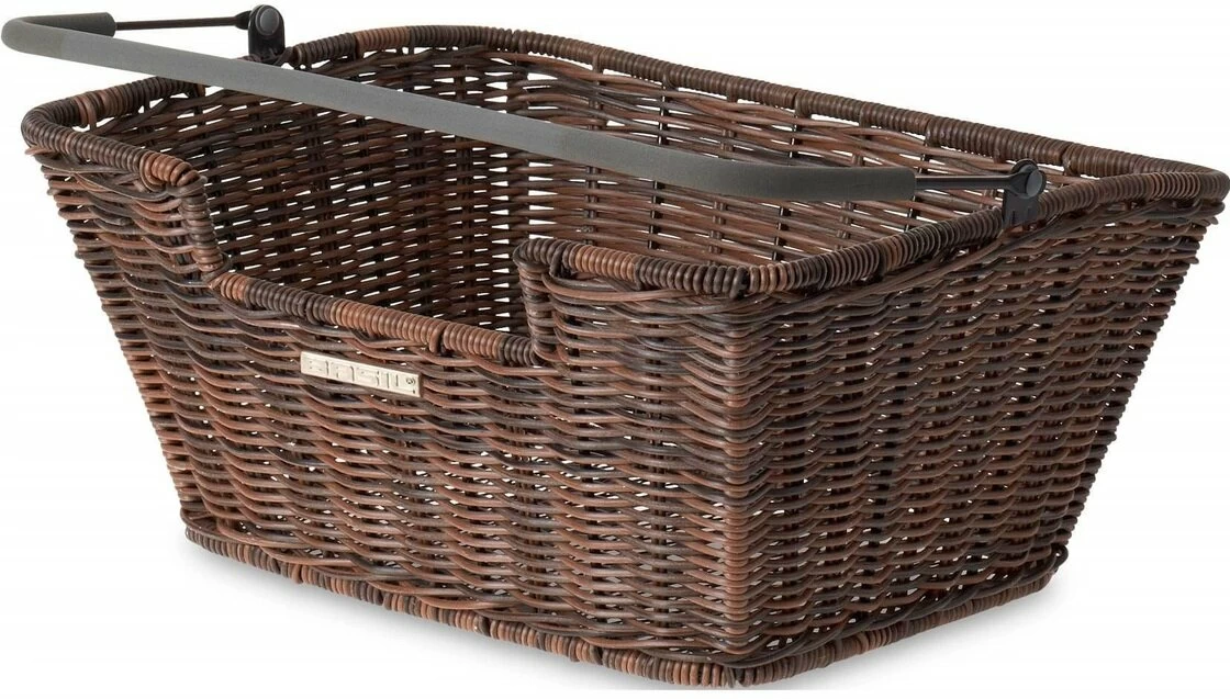 Koszyk rowerowy na bagażnik Basil Capri Rattan Look Rattan Brown