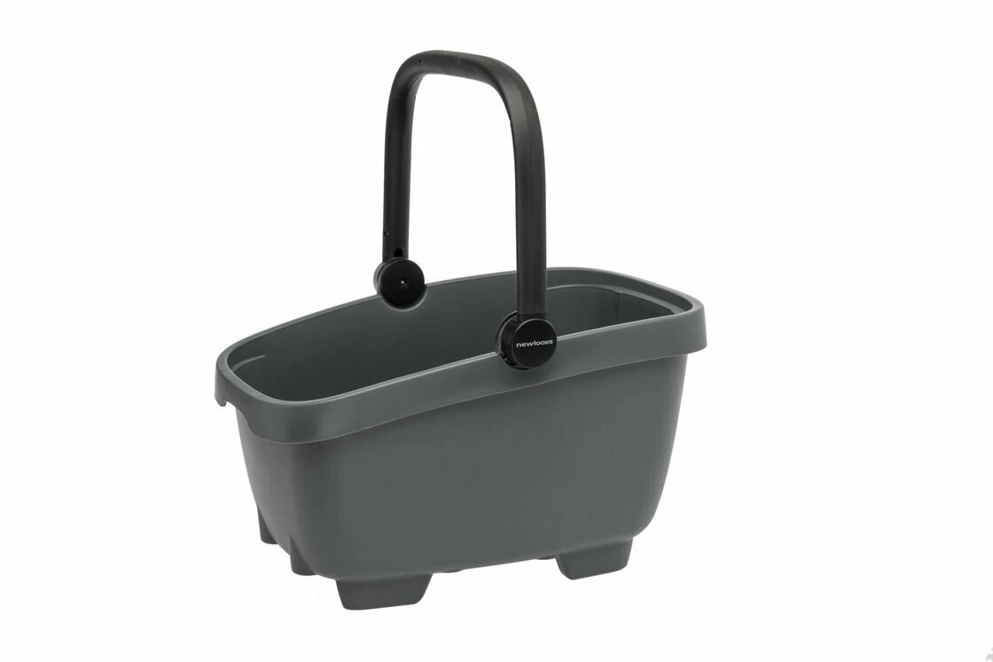 Koszyk rowerowy New Looxs Clipper MIK Antracyt