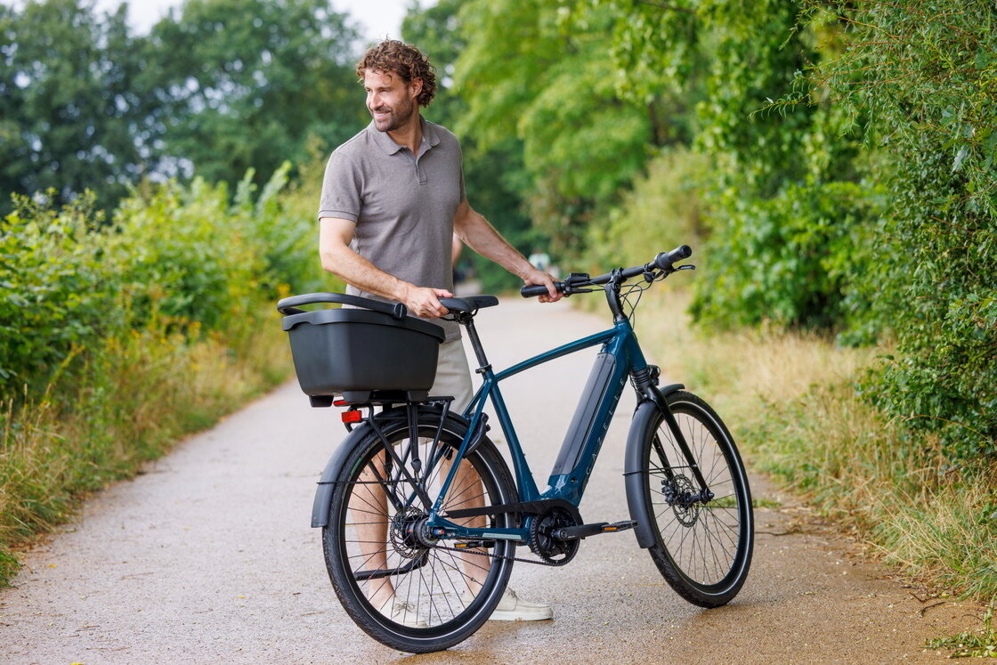 Koszyk rowerowy New Looxs Clipper MIK Czarny