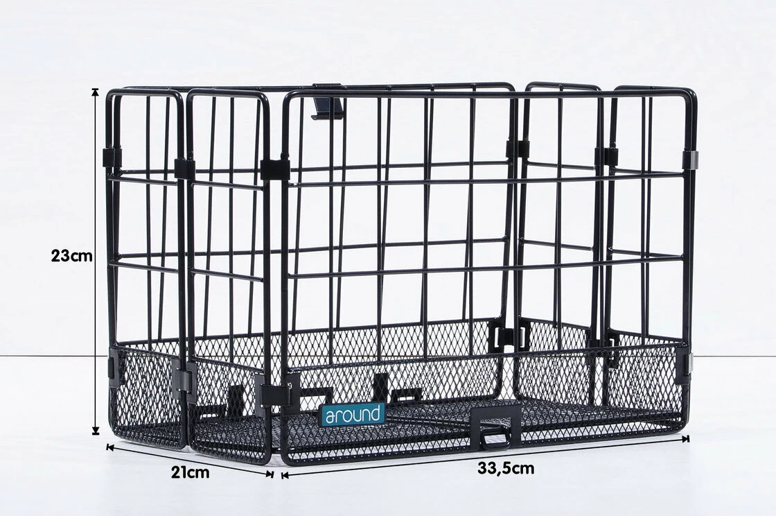 Koszyk rowerowy tylny składany Around Foldable Basic