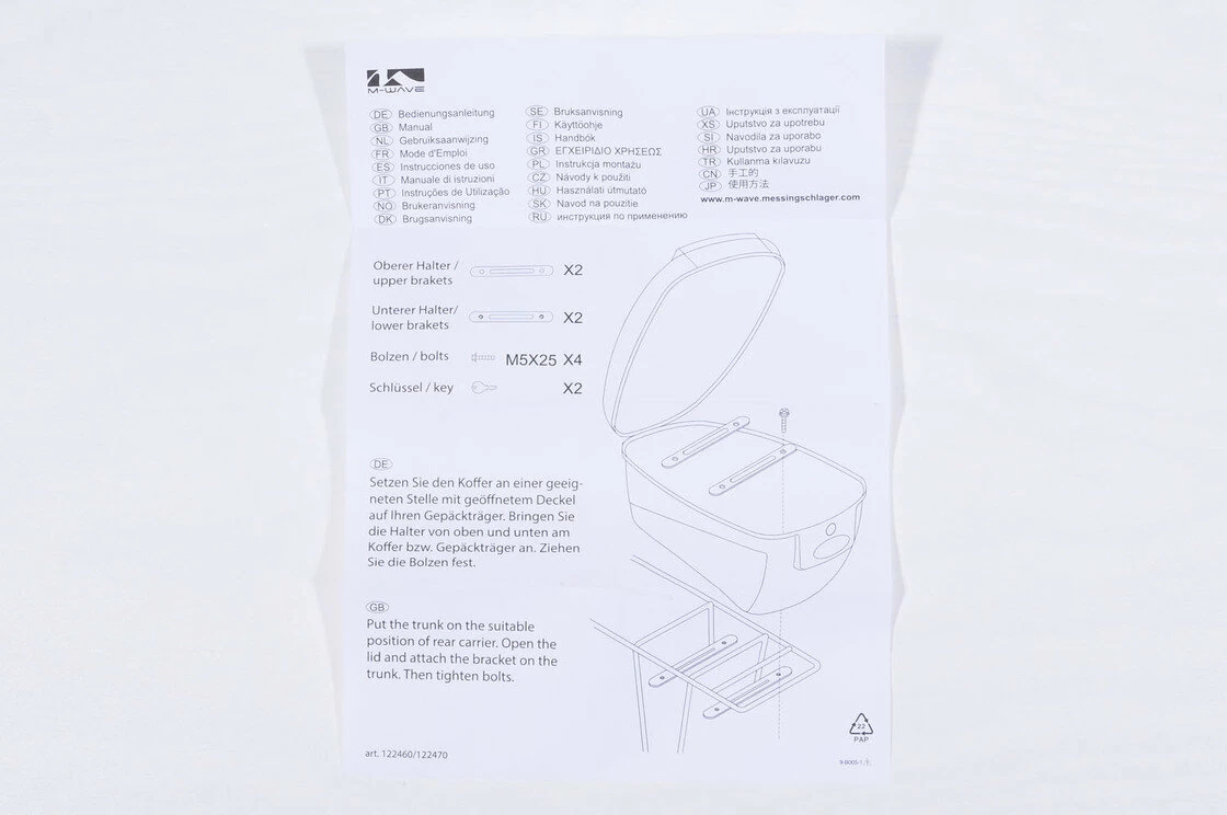 Kufer rowerowy M-Wave