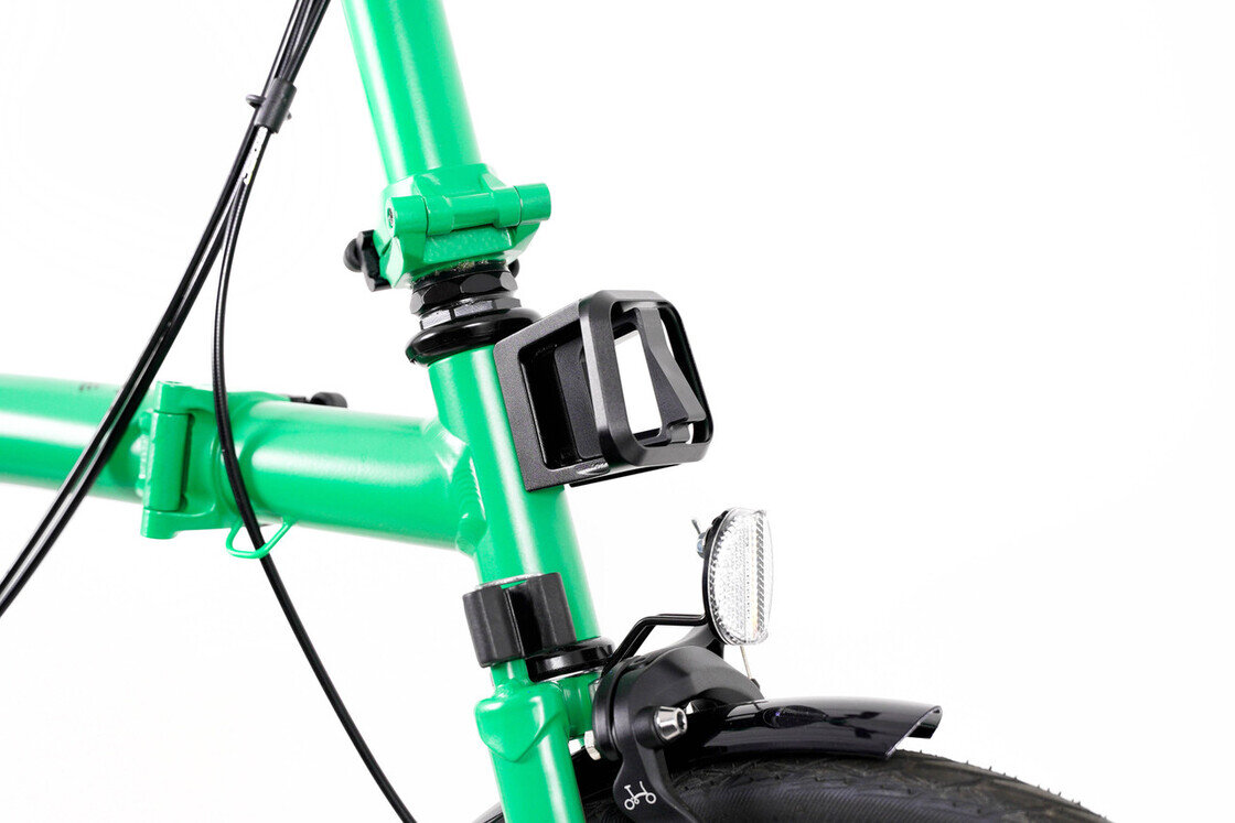 Kuty blok przedniego bagażnika Brompton ColourLab (Front Carrier Block) Czarny