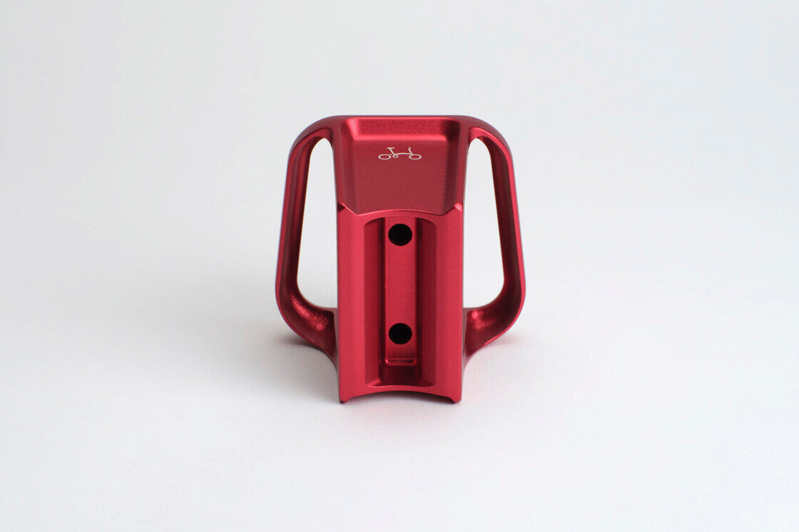 Kuty blok przedniego bagażnika Brompton ColourLab (Front Carrier Block) Czerwony