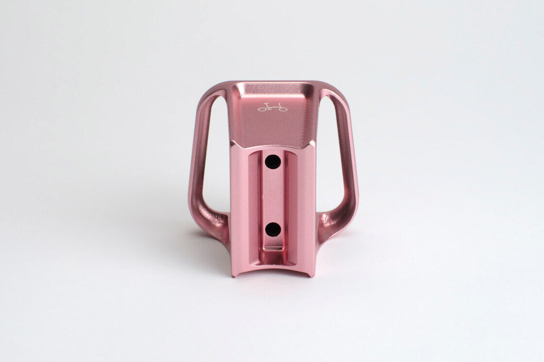 Kuty blok przedniego bagażnika Brompton ColourLab (Front Carrier Block) Różowy