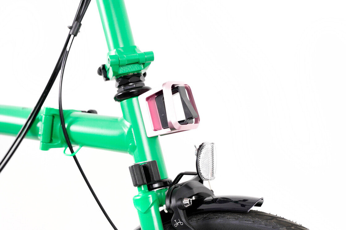 Kuty blok przedniego bagażnika Brompton ColourLab (Front Carrier Block) Różowy