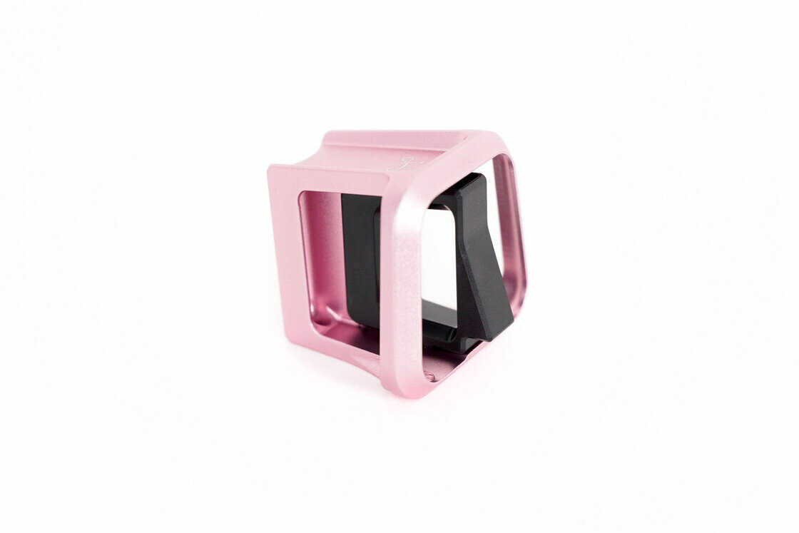 Kuty blok przedniego bagażnika Brompton ColourLab (Front Carrier Block) Różowy