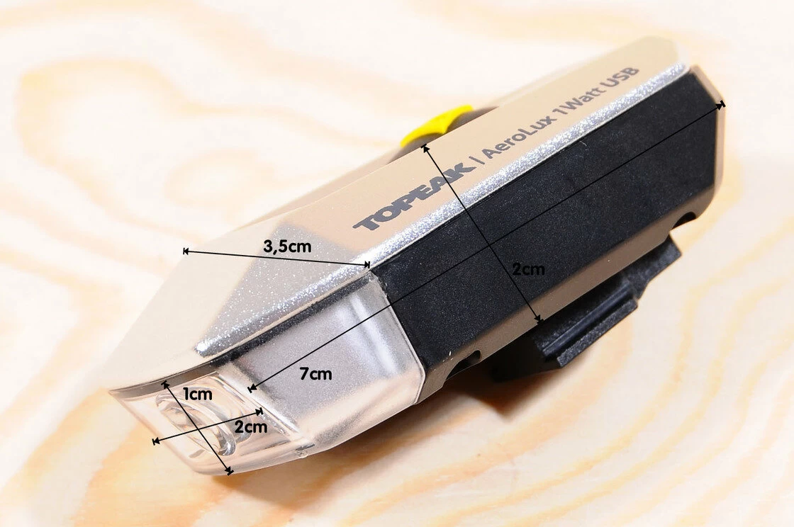 Lampka przednia Topeak AeroLux USB 1W