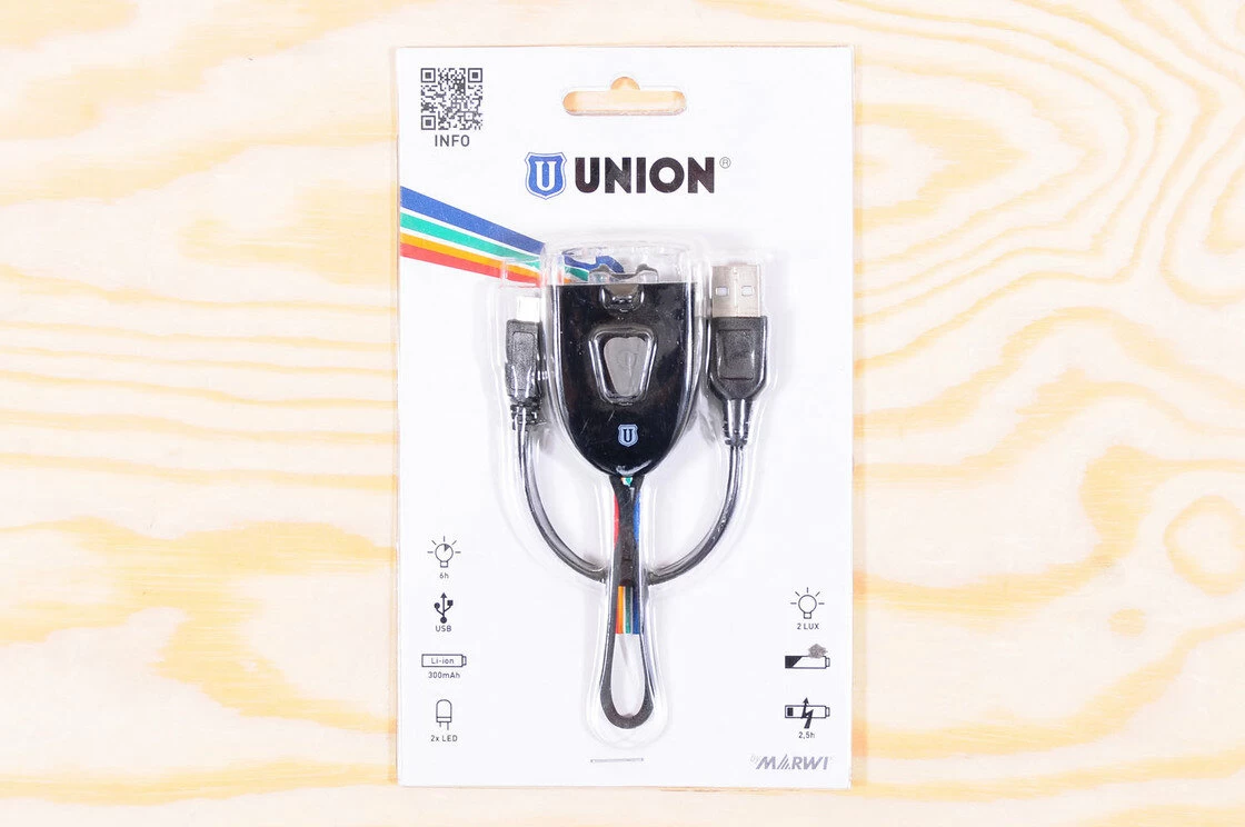 Lampka przednia UNION UN-150 USB