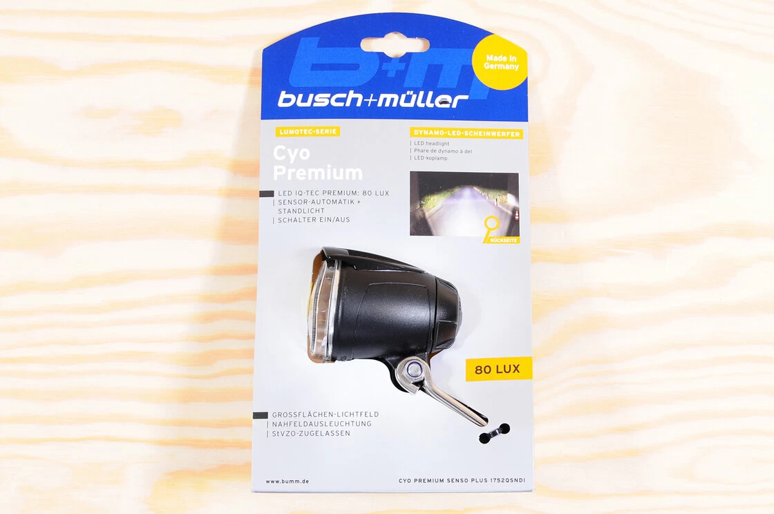 Lampka rowerowa Busch&Muller LUMOTEC IQ Cyo Premium senso plus 80LUX