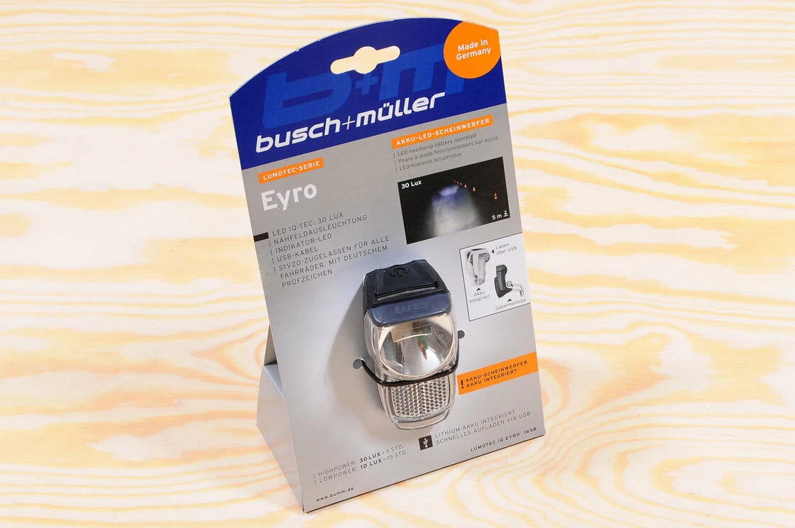 Lampka rowerowa Busch&Muller LUMOTEC IQ Eyro USB