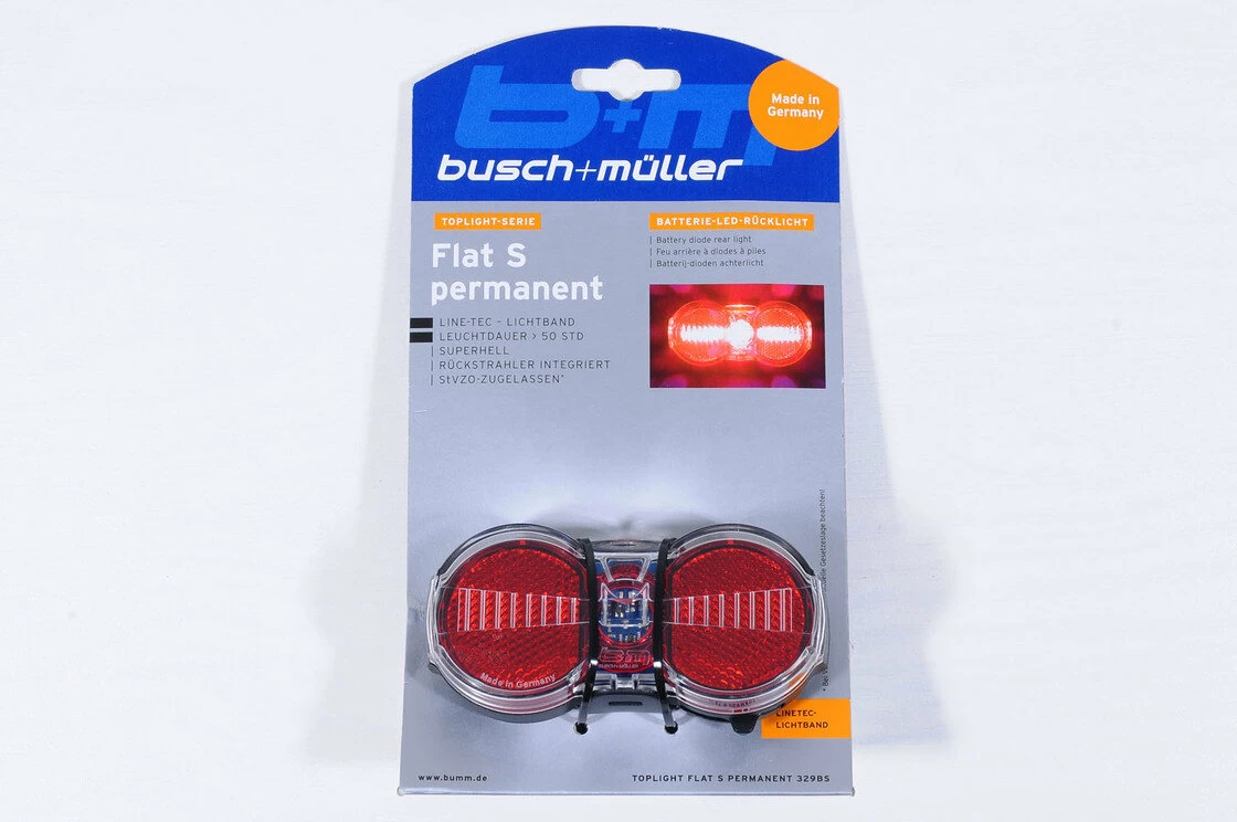 Lampka tylna Busch & Muller Toplight Flat S Permanent 