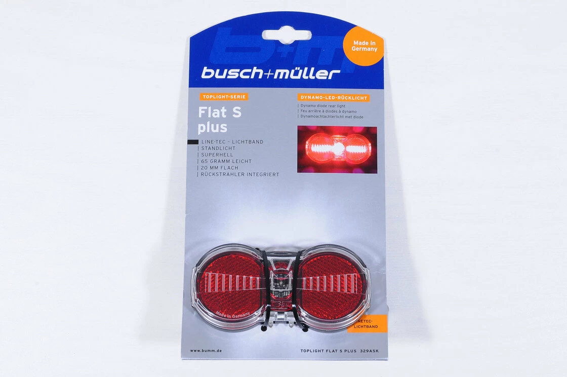 Lampka tylna Busch & Muller Toplight Flat S Plus