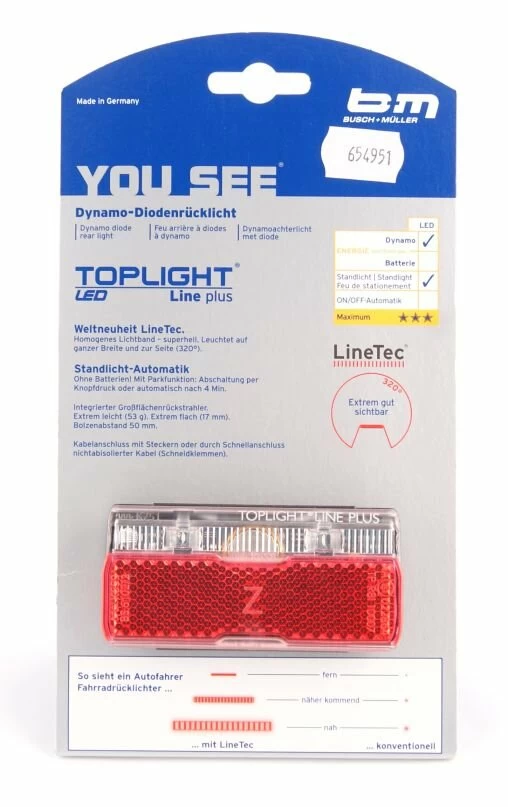 Lampka tylna Busch & Muller Toplight Line Brake Plus