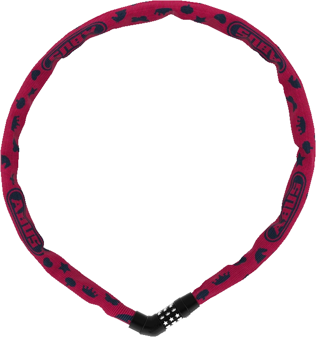 Łańcuch Abus 4804C/75 Pink Symbols