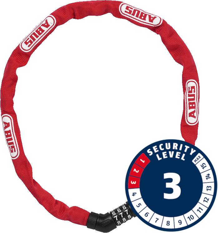 Łańcuch Abus 4804C/75 Red