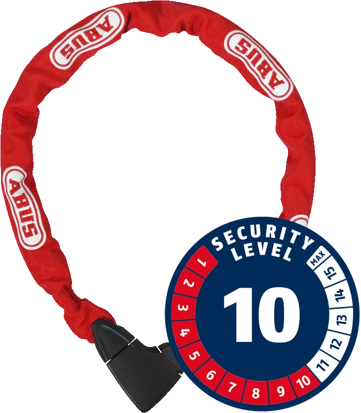 Łańcuch ABUS IONUS 8900 85cm czerwony