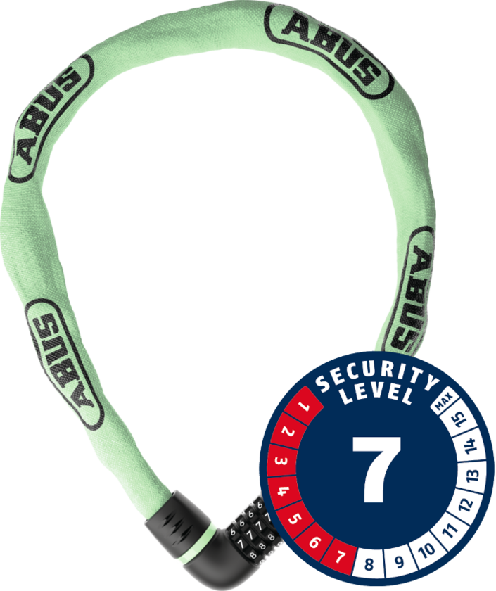 Łańcuch Abus Tresor 6807C Sage Green 110 cm