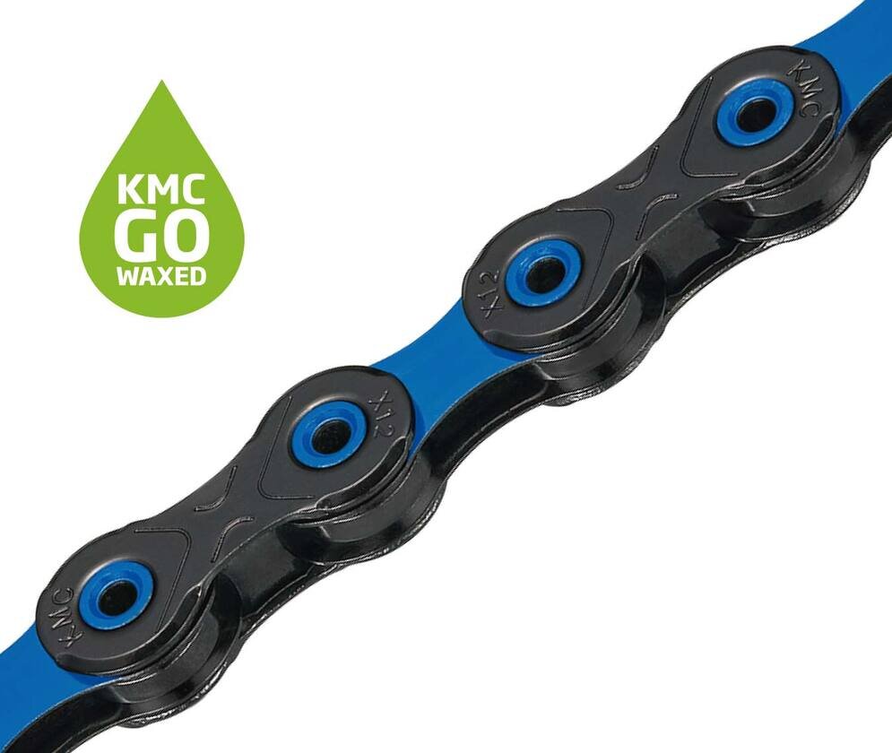 Łańcuch rowerowy KMC DLC12 Waxed Blue
