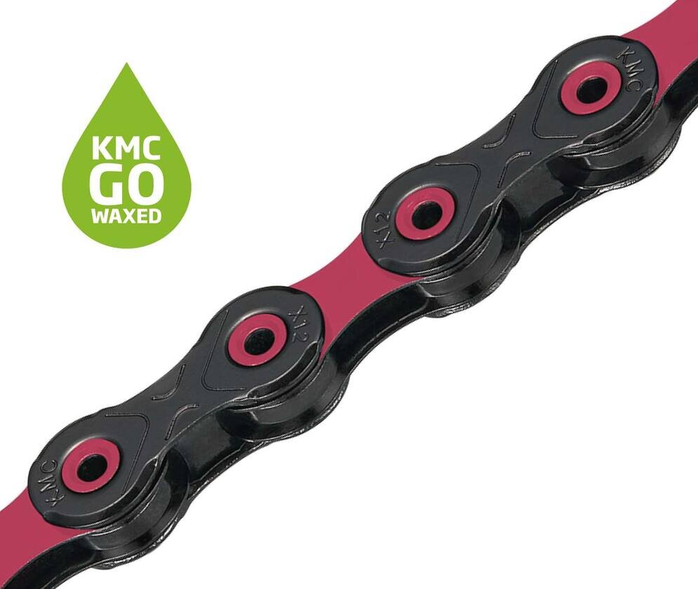 Łańcuch rowerowy KMC DLC12 Waxed Pink