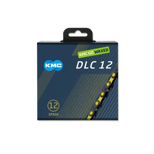 Łańcuch rowerowy KMC DLC12 Waxed Yellow