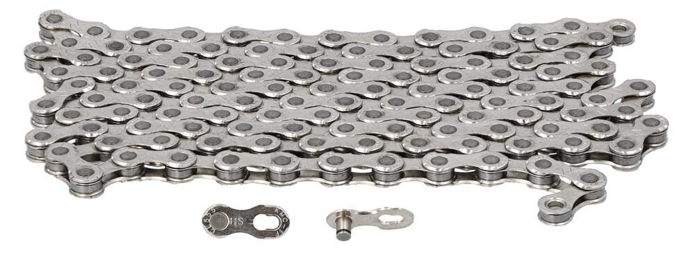 Łańcuch rowerowy KMC E11T Srebrny Turbo 122L W/CL555
