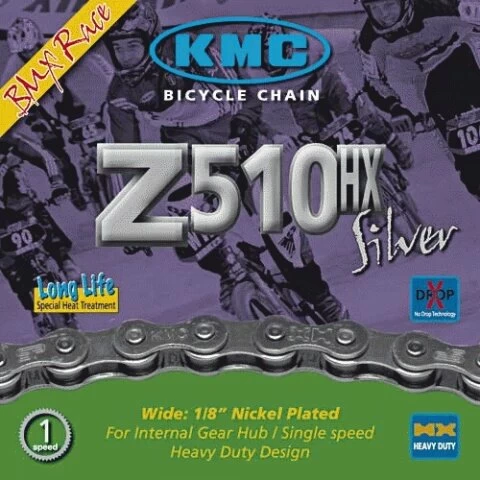 Łańcuch rowerowy KMC Z510 HX - torowy