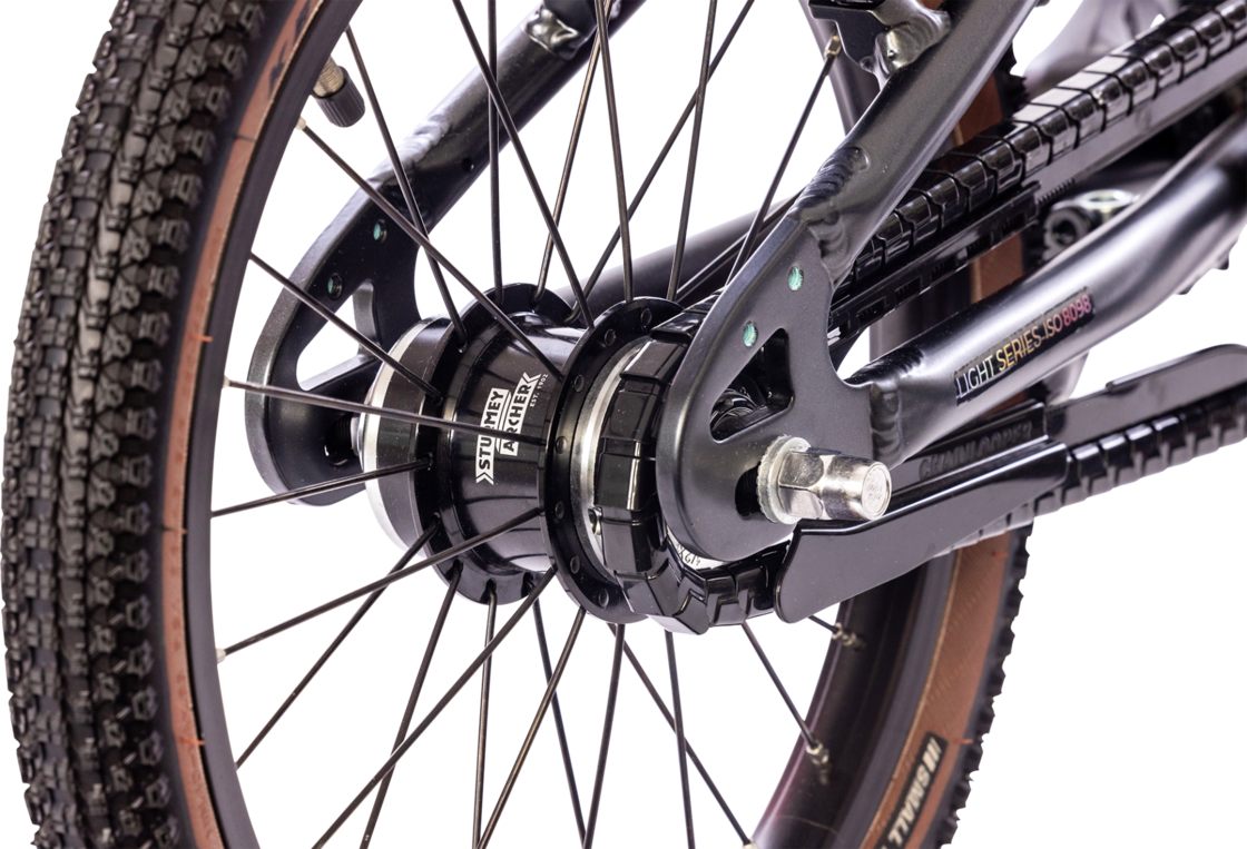Lekki rower dla dzieci Puky Ls-Pro 18-2 FlowMatic 2-biegi Czarny