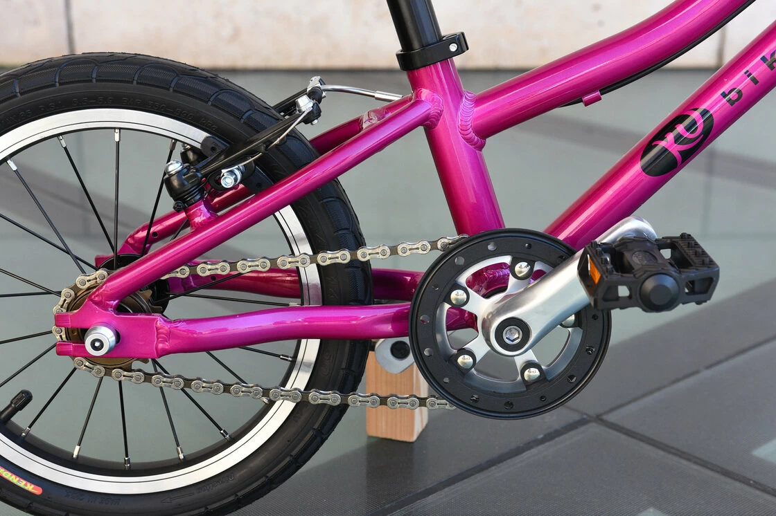 Lekki rower dla dziecka KUbikes 14 Tour różowy