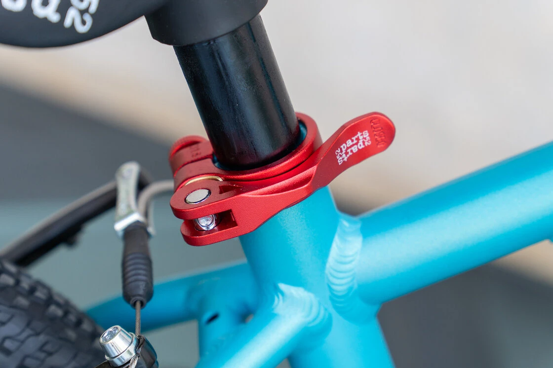 Lekki rower dla dziecka KUbikes 16 L MTB Turkus / laser czerwień