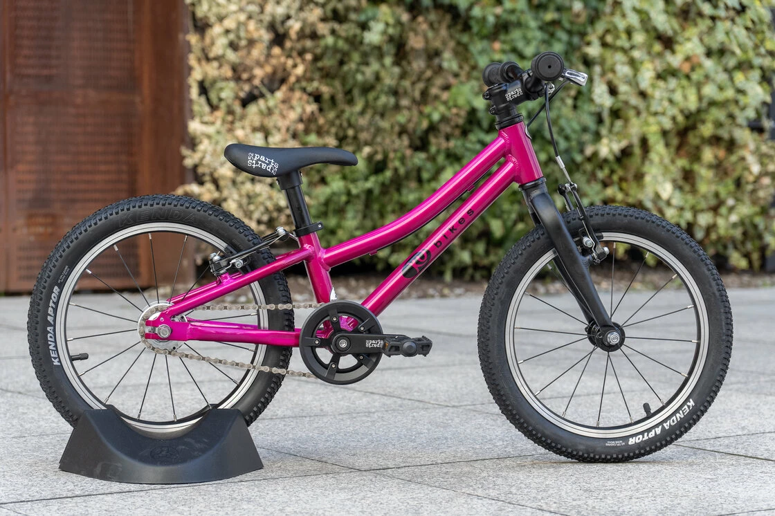 Lekki rower dla dziecka KUbikes 16 S AUTO 2 biegi Sturmey Archer Różowy