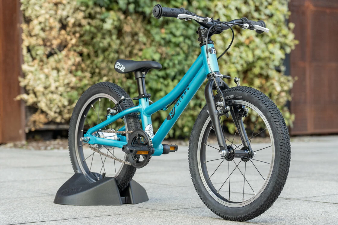 Lekki rower dla dziecka KUbikes 16 S AUTO 2 biegi Sturmey Archer Turkus