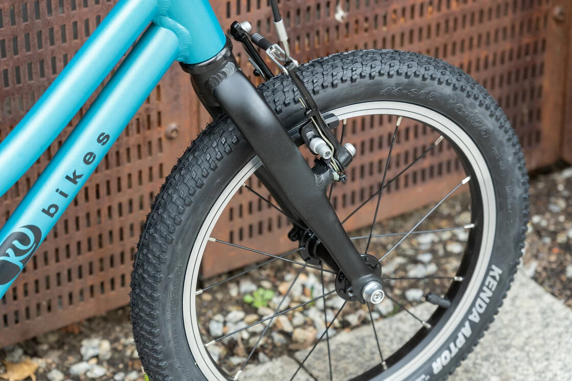 Lekki rower dla dziecka KUbikes 16 S AUTO 2 biegi Sturmey Archer Turkus