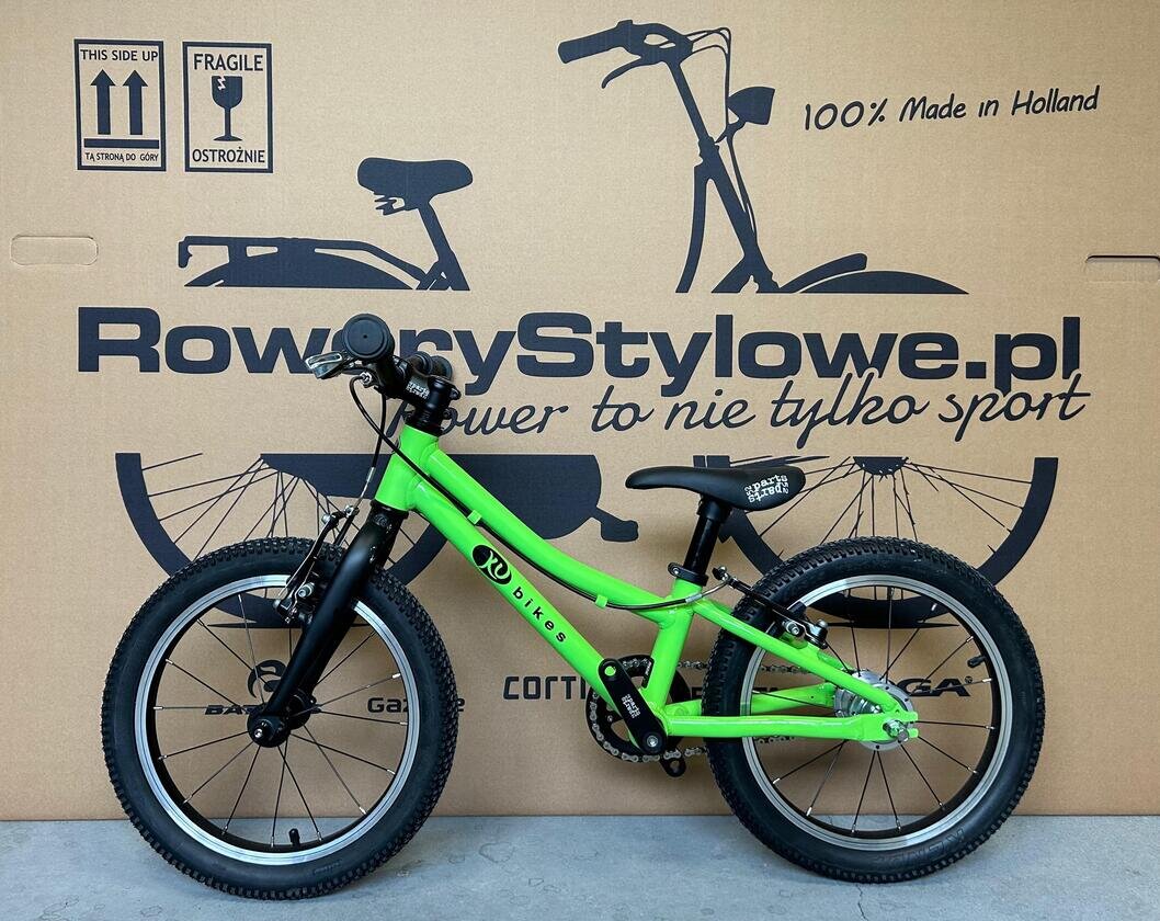 Lekki rower dla dziecka KUbikes 16 S AUTO 2 GREEN OUTLET