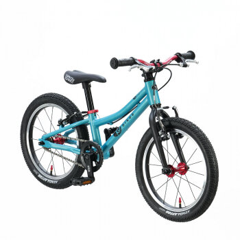 Lekki rower dla dziecka KUbikes 16 S MTB Turkusowy / czerwony