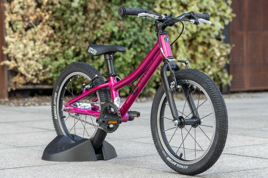 rower na prezent dla dziecka KUbikes 16L AUTO Różowy