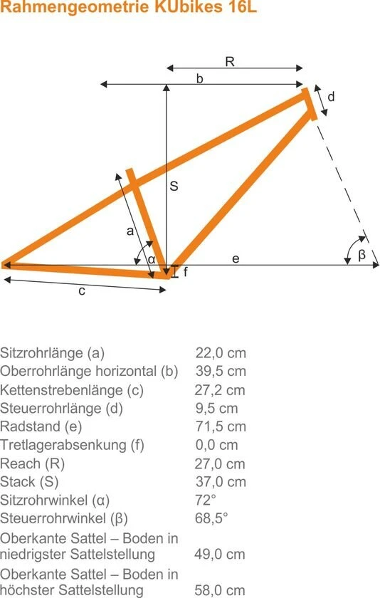 Lekki rower dla dziecka KUbikes 16L MTB Czarny / laser czerwony