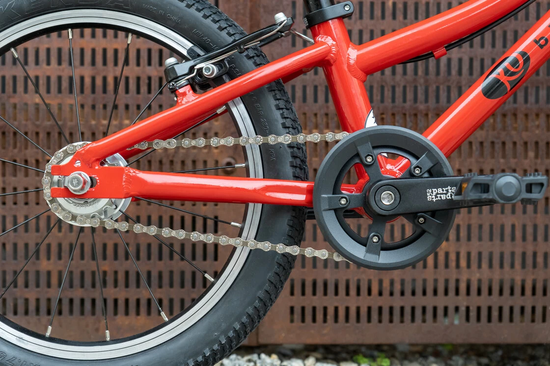 Lekki rower dla dziecka KUbikes 16S AUTO 2 biegi Sturmey Archer Czerwony