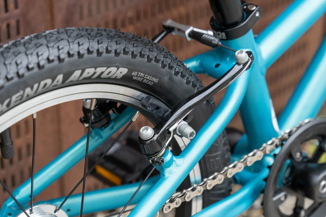 Lekki rower dla dziecka KUbikes 16S AUTO 2 biegi Sturmey Archer Turkus