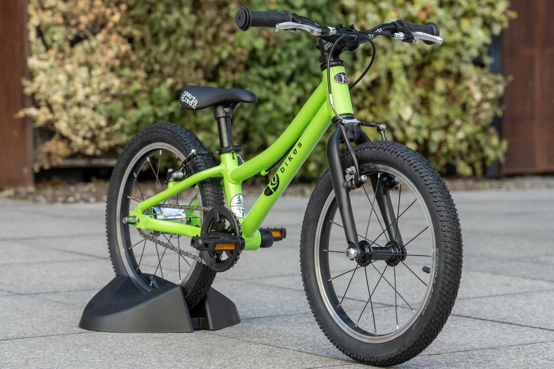 Lekki rower dla dziecka KUbikes 16S AUTO 2 biegi Sturmey Archer Zielony