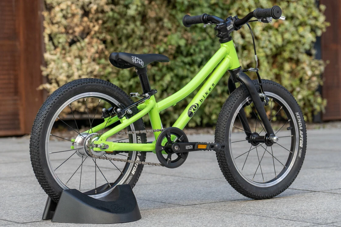 Lekki rower dla dziecka KUbikes 16S AUTO 2 biegi Sturmey Archer Zielony