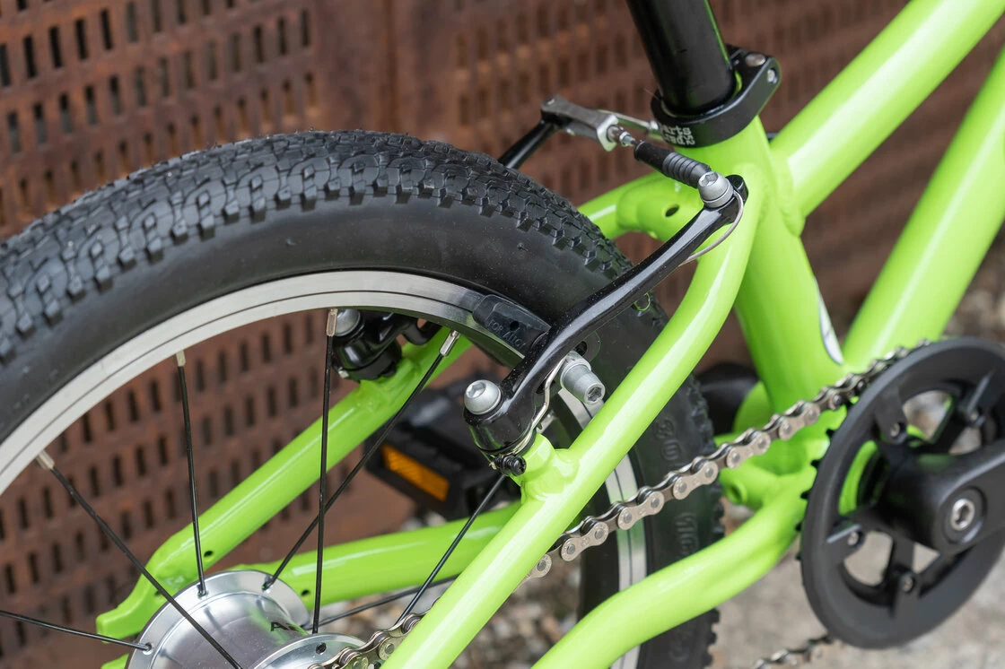 Lekki rower dla dziecka KUbikes 16S AUTO 2 biegi Sturmey Archer Zielony