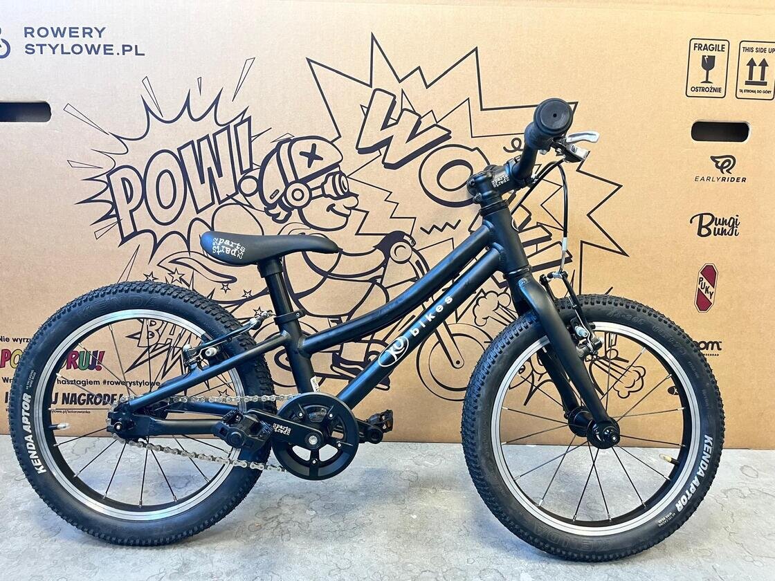 Lekki rower dla dziecka KUbikes 16S MTB Outlet Czarny